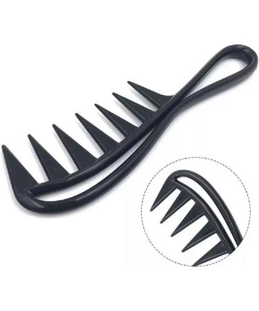 Barber Comb *Wide Shark Tooth* Style Handle Grip Hairdressing Tool - Buy Online on GoSupps.com