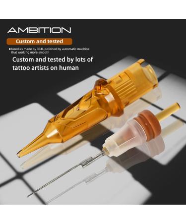 Ambition Glory Tattoo Cartridges #8 Bugpin 3RL Needles Disposable 20pcs - 0.25mm 3 Round Liner - Buy Online on GoSupps.com