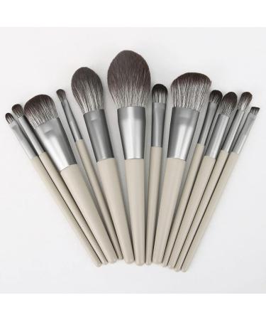 12 Makeup Brush Set - Complete Wooden Handle Powder Brushes | Essential Beauty Tools for Flawless Application - Buy Online on GoSupps.com