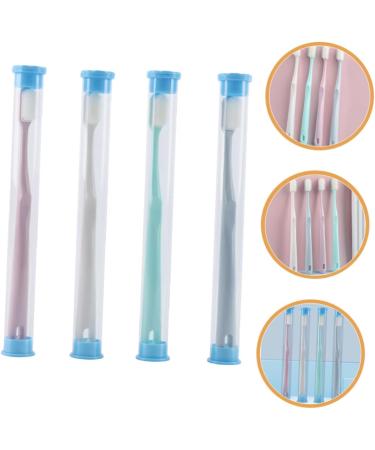 Clispeed 4-Pack Comfortable Toothbrushes - Individually Wrapped Practical Gum Care & Travel Toothbrushes for Hotels | Soft Bristles & Easy Cleaning - Buy Online on GoSupps.com