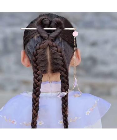 URFEDA Long Tassel Hair Stick Chinese Flower Hair Sticks Shiny Rhinestone Vintage Hair Sticks Metal Fashion Chinese Hair Stick Hair Accessories for Decorative Hair Solid Hairstyle for Women Girls - Buy Online on GoSupps.com
