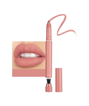 Lip Liner Creamy Nude Lip Liner and Lipstick Set Super Pigmented 2-In-1 Matte Lip Liners Lip Crayon Pen Built-in Sharpener Waterproof Non-fading Long Lasting Lip Stick & Lipliner Pencil for Women - Buy Online on GoSupps.com
