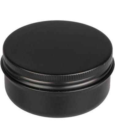 12-Pack 50ml Matte Black Aluminum Jars with Screw Caps - Ideal for Candles Creams & DIY Projects - Includes 12 Stickers - Buy Online on GoSupps.com