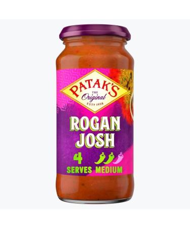 Curry Sauce Bundle with Patak Jalfrezi Curry Sauce Jar 450g Madras Sauce Jar 450g and Rogan Josh Sauce Jar 450g (3 Pack) - Buy Online on GoSupps.com