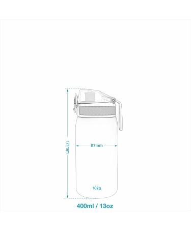 Ion8 Kids Water Bottle 350ml - Leak Proof, BPA Free, Dishwasher Safe - Rose Quartz with Carry Handle and Secure Lock - Buy Online on GoSupps.com