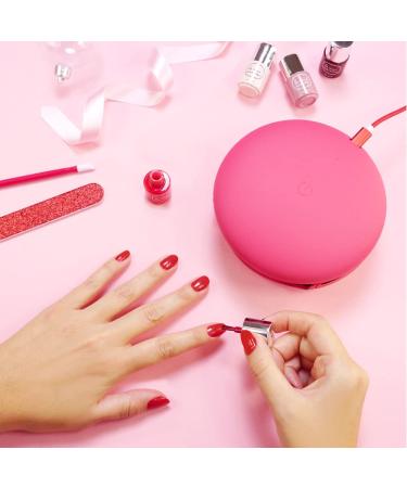 Le Mini Macaron DIY Deluxe Gel Manicure Kit | Gel Nail Polish Set with LED Dryer Lamp, 4 Mini Gel Polishes, Cuticle Stick, Nail File & Remover Wraps | Rouge & Moi - Buy Online on GoSupps.com