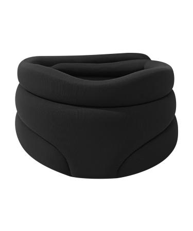 Generically correct Neck Brace neck extension Neck Support Neck Brace for Sleeping Soft Foam Neck Support Brace for Pressure Relief neck support against neck pain and support (black)