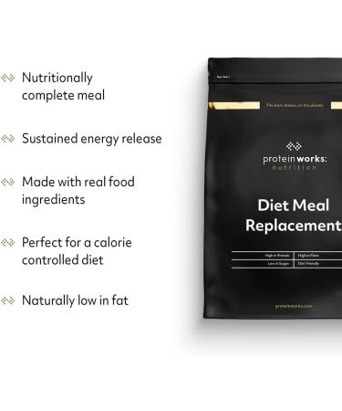 Protein Works Chocolate Silk Diet Meal Replacement Shake - 1kg - Supports Weight Loss - High Protein Meal - Buy Online on GoSupps.com