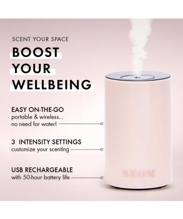 NEOM Portable Wellbeing Pod Mini Essential Oil Diffuser - Rechargeable USB Waterless Aromatherapy for Small Spaces - Shop Internationally - Buy Online on GoSupps.com