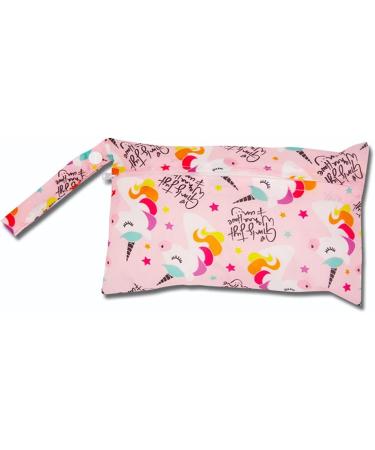 Egurs Wetbag Waterproof Reusable Unicorn Diaper Bag - Eco-Friendly Nappy Bag (22x15cm) - Buy Online on GoSupps.com