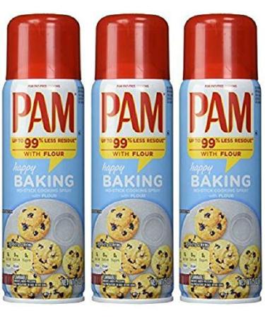 Pam Baking Spray, 5 fl oz (3) 5 Ounce (Pack of 3)
