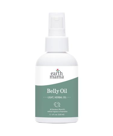 Earth Mama Belly Oil for Dry, Stretching Skin | To Encourage Skin's Natural Elasticity During Pregnancy & Beyond, 8-Fluid Ounce (Packaging May Vary) 4 Fl Oz (Pack of 1) Belly Oil