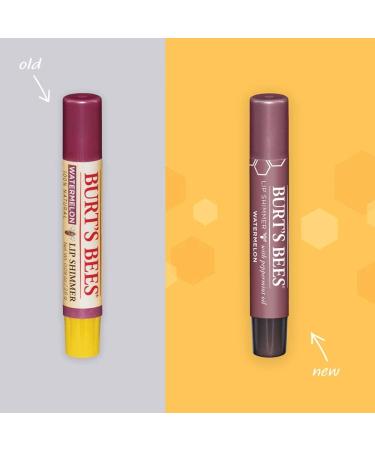 Burt's Bees Natural Lip Shimmer - Watermelon - 4 Pack - Hydrating & Moisturizing - Buy Online on GoSupps.com