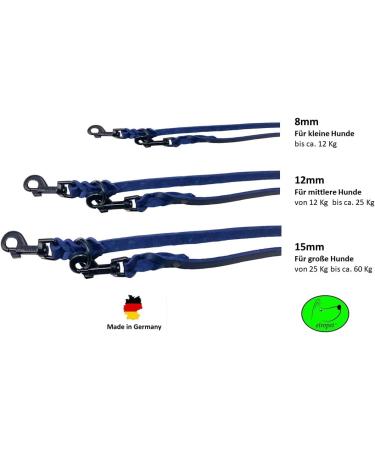 Double Lined Dog Leash for Small & Large Dogs - Adjustable 2m Navy Blue - Best for Comfort & Control - Buy Online on GoSupps.com