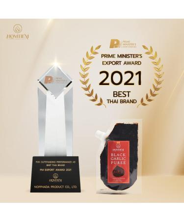 Homtiem Black Garlic Puree 5.29 Oz - 100% Solo Black Garlic, High in Antioxidants, Ready-to-Eat Snack, Healthy Superfood - Buy Online on GoSupps.com