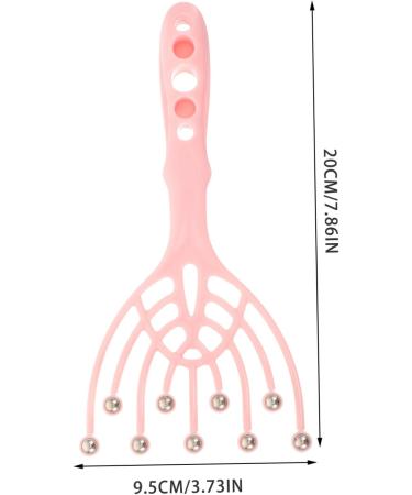 Orfofe Head & Hand Massager - Scalp & Hair Massage Tool | Relaxing Pink Claw for Ultimate Relaxation - 20x9.5cm - Buy Online on GoSupps.com
