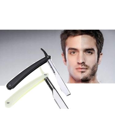 Fomiyes Men's Metal Razor - Portable Manual Razor for Safe Hair Shaping & Beard Grooming - Buy Online on GoSupps.com