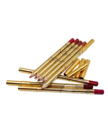 8PCS Waterproof Lip Liner Pencil Kit | Long Lasting Retro Lipstick Pen Set | Smooth & Sweat-proof Cosmetic Collection - Buy Online on GoSupps.com