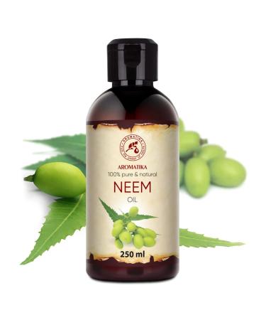 Neem l 250ml - Pure Cold-Pressed Neem Oil - Natural Azadirachta Seed Oil for Skin & Hair Care - Buy Online on GoSupps.com