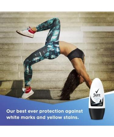 Sure Invisible Aqua Protection Strong Anti-perspirant Deodorant Roll On Cream Stick For Women Clean And Long Lasting Freshness Anti Sweat And Body Odour Large Pack (6 x 50ml) - Buy Online on GoSupps.com