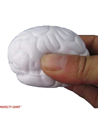 Stress Relief Squeezable Foam Brain 6 Pack - Buy Online on GoSupps.com