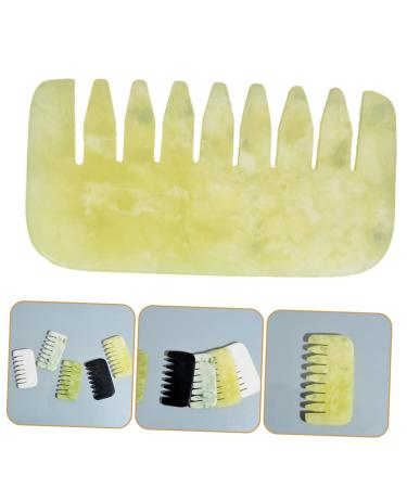 Frcolor Handmade Scalp Massage Comb | Wide Tooth Anti-Hair Loss Gua Sha Tools for Healthy Hair - Buy Online on GoSupps.com