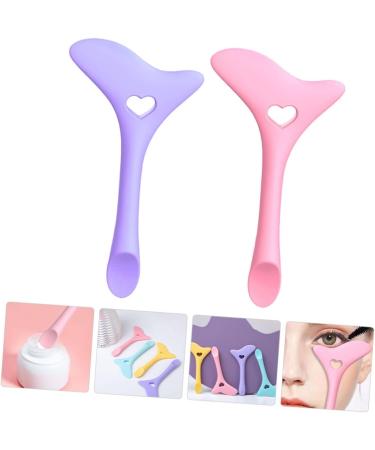 Ipetboom 2pi ces Applicateurs Silicone Pour Maquillage Des Yeux Outils Aide Au Eyeliner Et Mascara Accessoires Pratiques Et R utilisables Silicone Parfait Pour Maquillage Rapide - Buy Online on GoSupps.com