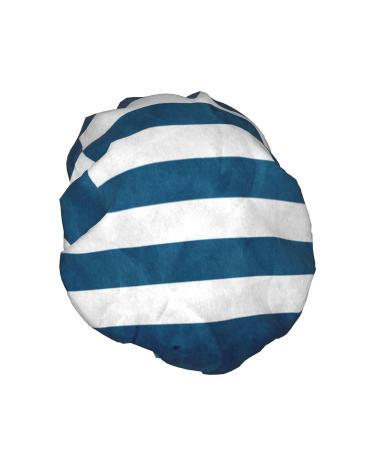 Greek Flag Printed Waterproof Shower Cap for Women - Fits All Head Sizes and Hair Textures - Buy Online on GoSupps.com