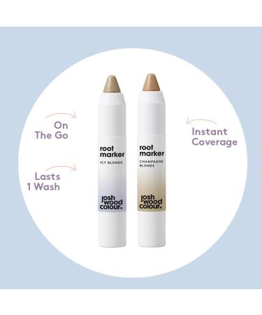 Josh Wood Root Marker (Icy Blonde) - Grey Root Touch Up Pen for Instant Cover - Easy to Use - Buy Online on GoSupps.com