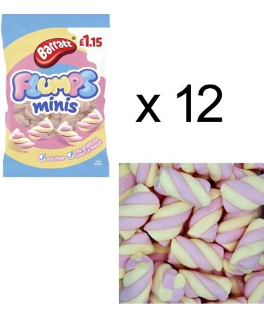 12 x VIMIX Flumps Minis Bag 120g 1.15 PMP(Full Box) - Vanilla Flavour Fluffy Mallow Twist - Buy Online on GoSupps.com