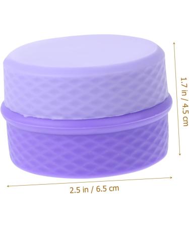 ABOOFAN 2 Sets Cream Box Travel Makeup Jar Makeup Pots Container Travel Container for Cream Leakproof Cosmetic Jar Salve Jar Lotion Cream Jar Purple Storage Box Airless Vacation Silica Gel - Buy Online on GoSupps.com