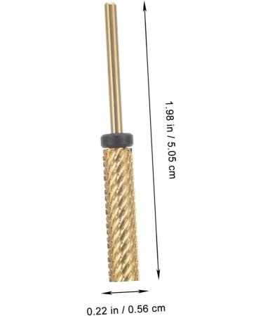 minkissy Drills Cuticle Drill Bits Manicure Supplies Acrylic Drill Bits Nail Tungsten Steel Accessories 0.56x0.56x5.05cm As Shown2 - Buy Online on GoSupps.com