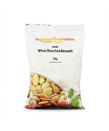 Organic Whole Blanched Almonds 250g (BWFO)