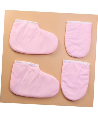 FRCOLOR 4 Pairs Paraffin Foot Cover Dry Hands Gloves Paraffin Bath Gloves Wax Care Insulated Mittens Insulated Therapy Gloves Hand Treatment Gloves Care - Buy Online on GoSupps.com