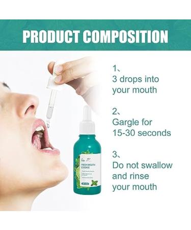 Essence for Fresh Breath - Portable Peppermint Mouthwash Drops Remove Bad Odors 2 Pieces - Buy Online on GoSupps.com
