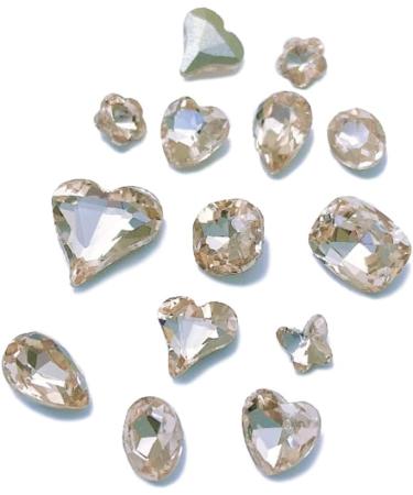 TQUXNGA 30Pieces Pointed Bottom Nail s For Nails Art Decorations Crystal Glass Stone Manicure Nail Decoration Part 14 mocha protein pow - Buy Online on GoSupps.com