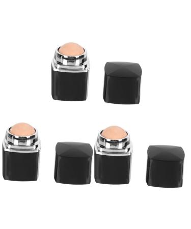 Beavorty 3 Pcs Facial Oil Absorbing Ball Face Cleaning Tools Makeup Gadgets Face Tools for Skincare Portable Oily Skin Control Roller Face Cleaning Massager Oil- Absorbing Tool Cleaner Abs 5x2.8cmx3pcs Blackx3pcs