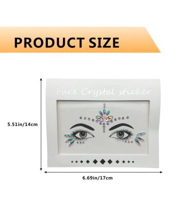 Sparkling Face Gems: Self-Adhesive Rhinestone Body Jewels - Perfect for Parties and Stage Makeup - Buy Online on GoSupps.com