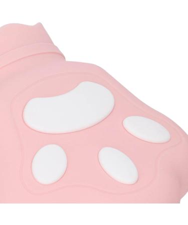 Bear Paw Hot Water Bag - Silicone Hot Water Bottle | Compact Reusable Dual Use for Office (Pink) - Shop Now! - Buy Online on GoSupps.com