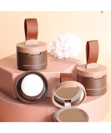 Hairline Powder-Hair Root Touch Up-Instantly Hairline Shadow-Conceals Hair Loss And Fills In Receding Hairlines Forehead Side Hair Filler- grey hair cover up for Women & Men Sweatproof (Dark brown) - Buy Online on GoSupps.com