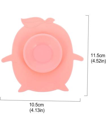 Hohopeti Suction Cup Mat - Kids Placemat for Toddlers and Babies - Pink 11.5X10.5cm - Buy Online on GoSupps.com