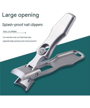 Argumub LuxGrip German Toenail Clippers for Thick Nails - Ultra-Wide High-Performance Nail Cutters (Black) - International Shipping Available - Buy Online on GoSupps.com