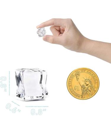 DomeStar Clear Fake Ice Cubes 20 PCS - Acrylic Plastic Ice Rocks for Home Decoration, Wedding Centerpieces, Vase Fillers - Buy Online on GoSupps.com