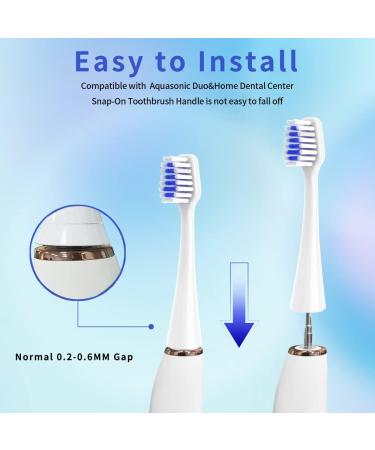 YMPBO Replacement Heads for Waterpik Complete Care 5.0/9.0 - 10 Electric Toothbrush Heads + Holder - Soft Dupont Bristles (White) - Buy Online on GoSupps.com