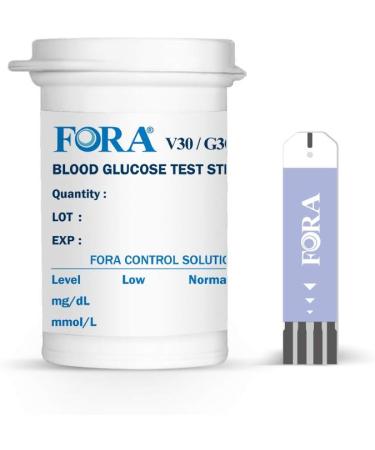 Fora DME Test Strips - 50 Strips | V30/G30/PremV10 Model - Buy Online on GoSupps.com