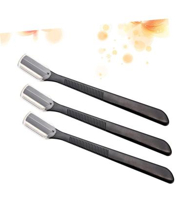 FRCOLOR 36 STK Eyebrow Razor - Precision Face Razor with Cover | Black Hair Removal Tool for Perfect Brows - Shop Internationally - Buy Online on GoSupps.com