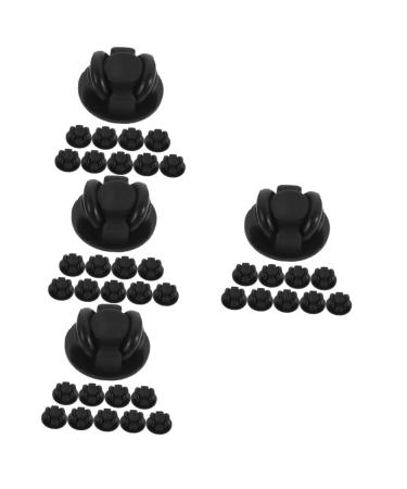 Homsfou 40 pcs mask glasses buckle masks glasses snap hook mask-ear-drilling glasses glasses.