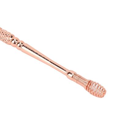 Stainless Steel Double Head Ear Wax Remover Spoon - Rose Gold | Household Ear Care Tool - Buy Online on GoSupps.com