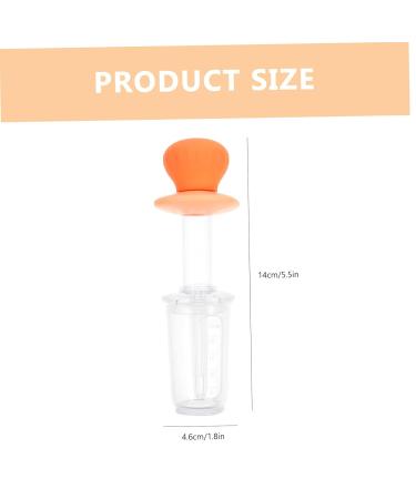 Abaodam Silicone Feeder Container for Babies | Comfortable Squeeze Fruit Juice Drink Container | Infant Animal Feed Holder | 14x4.6cm | Safe Polypropylene Design - Buy Online on GoSupps.com