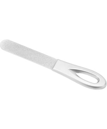 Stainless Steel Nail File Double Sided Design Portable for Travel Home Use Silver - Buy Online on GoSupps.com